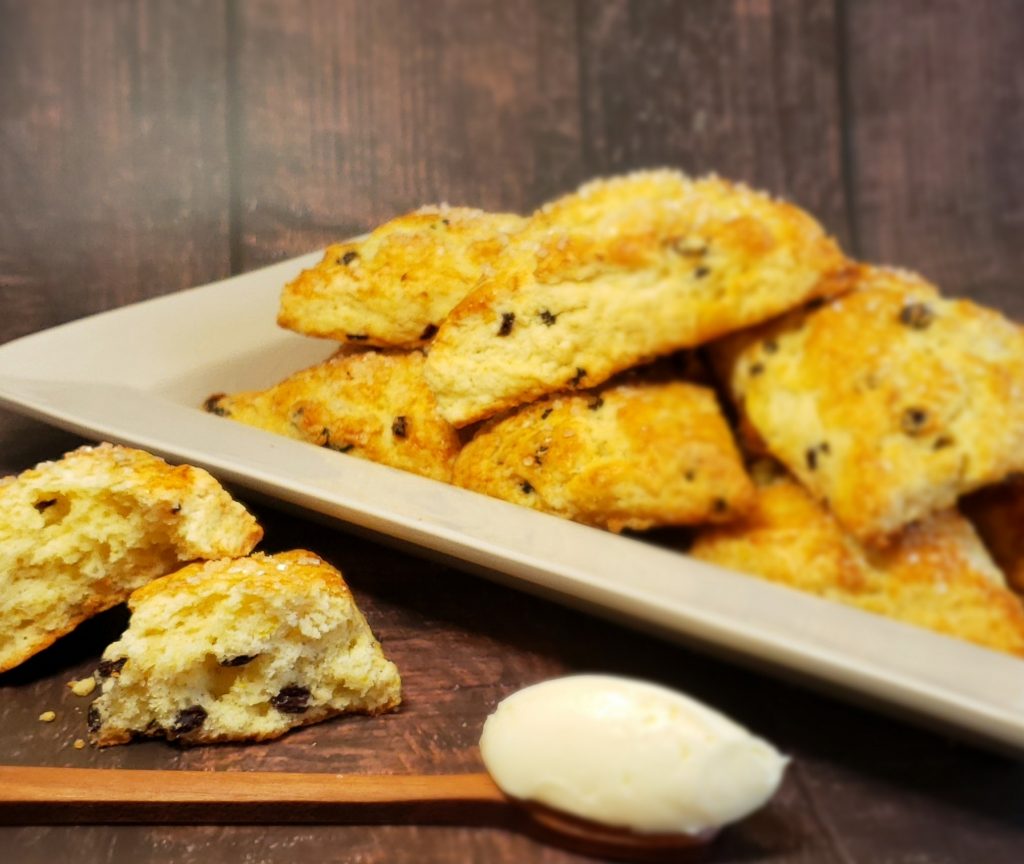 Heavenly Lemon Currant Scones in 40 Minutes