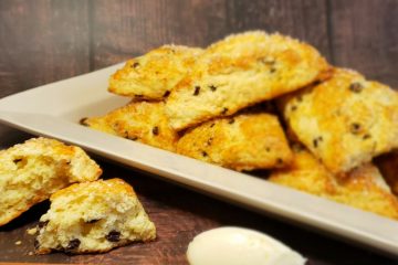 Heavenly Lemon Currant Scones in 40 Minutes