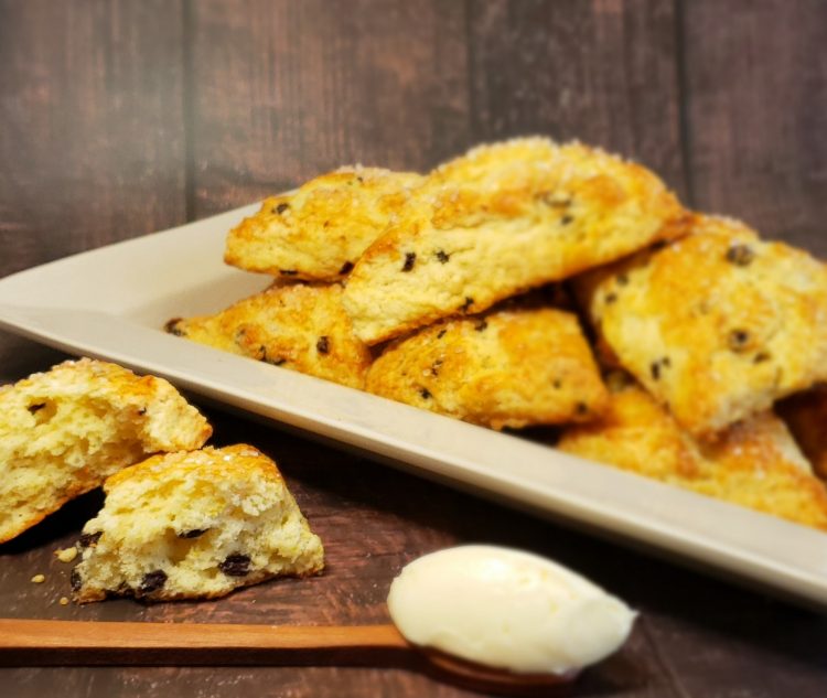 Heavenly Lemon Currant Scones in 40 Minutes