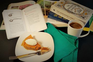 A slice of Easy Balsamic Vinegar Pie with Olive Oil Crust reveals a decadent custard filling.