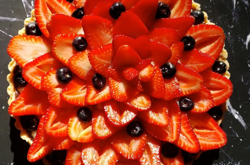 Beautiful 3 Step Seasonal Fresh Fruit Tart