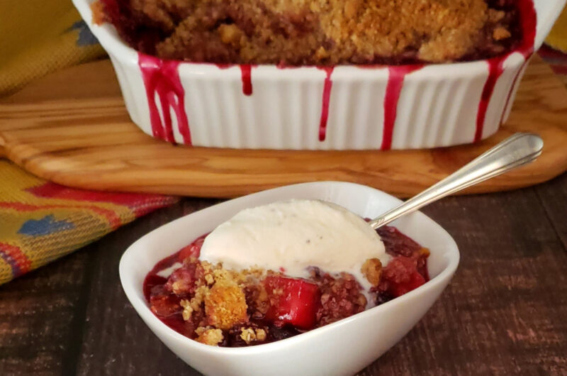 Easy Apple Bumbleberry Cherry Crisp in 90 Minutes