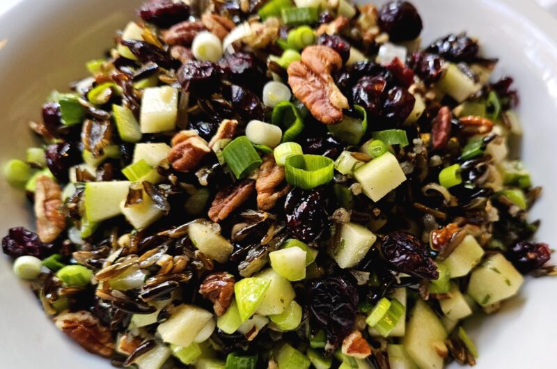 Wild Rice Harvest Salad in Under 1 Hour