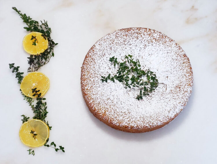 Lemon Cornmeal Cake