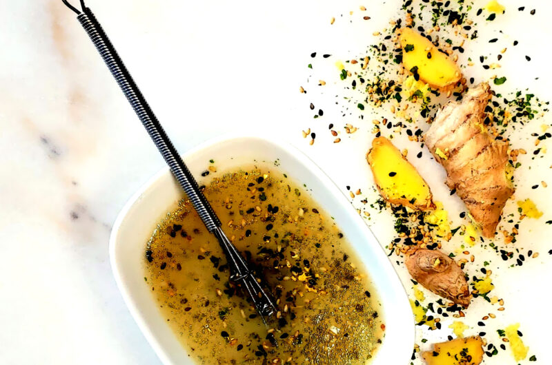 Easy 8-Ingredient Furikake Ginger Vinaigrette