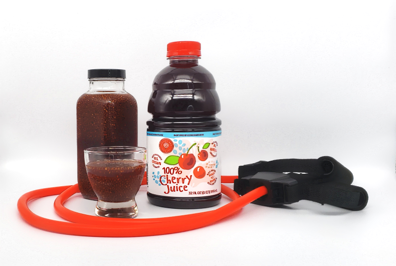 Work out gear and a tall glass of this Delicious Cherry Chia Recovery Drink are a great way to achieve your overall health goals.