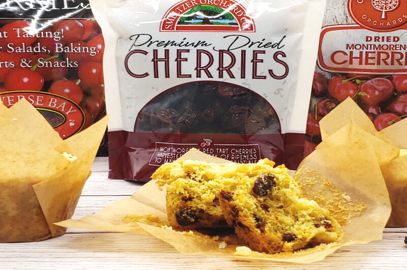 Authentic Montmorency Cherry Lime Streusel Muffins