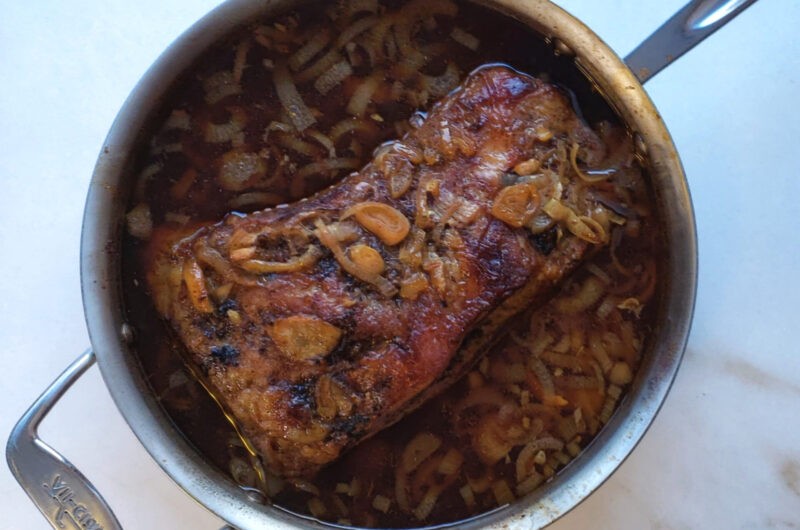 Delicious Braised Brisket with Shallots