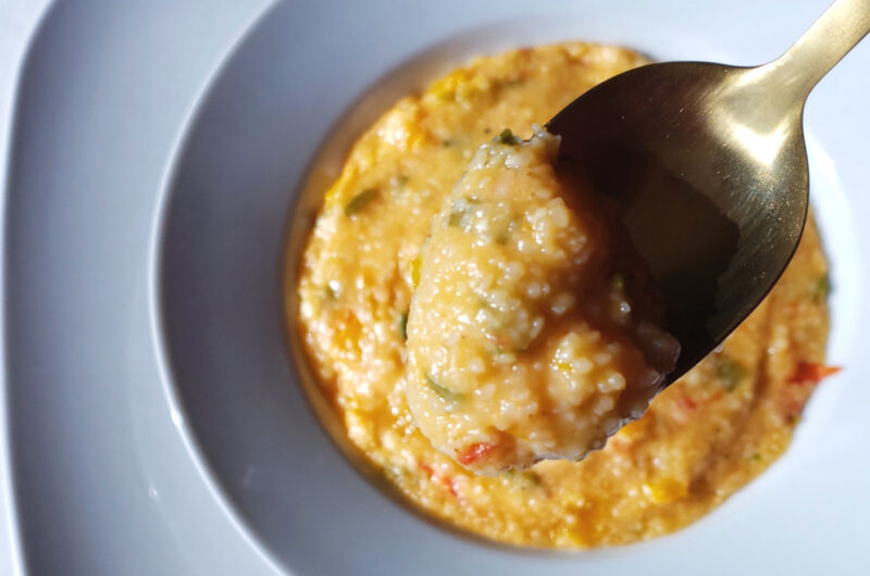 Easy as 1-2-3 Sofrito Cheese Grits