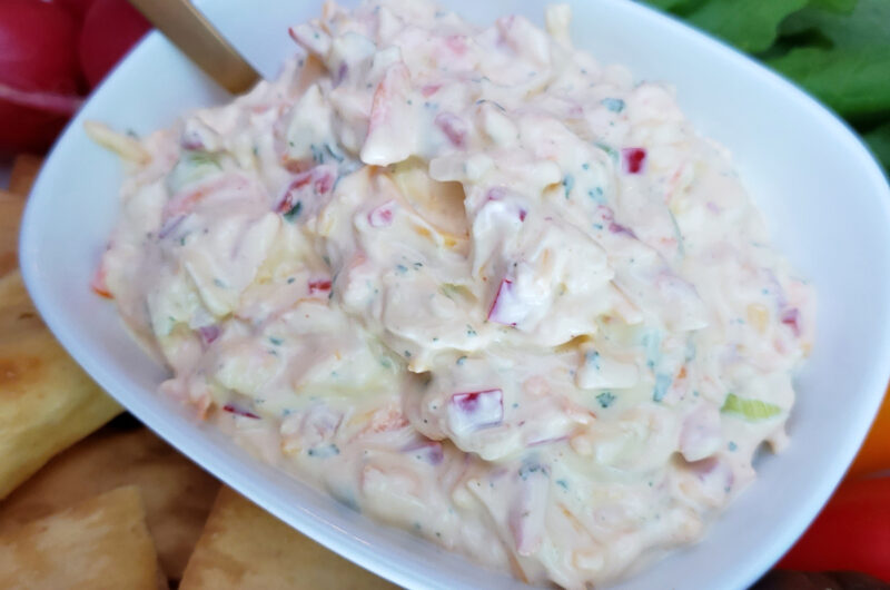 Fresh and Easy as 1-2-3 Garden Veggie Bar Cheese