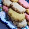 A closeup shot of a plate piled high with these Easy Classic Mexican Polvorones in 2 Hours