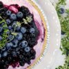 Swirls of homemade blueberry jam in a lime cheesecake filling and graham cracker crumb crust make up this irresistible Blueberry Lime No Bake Cheesecake.