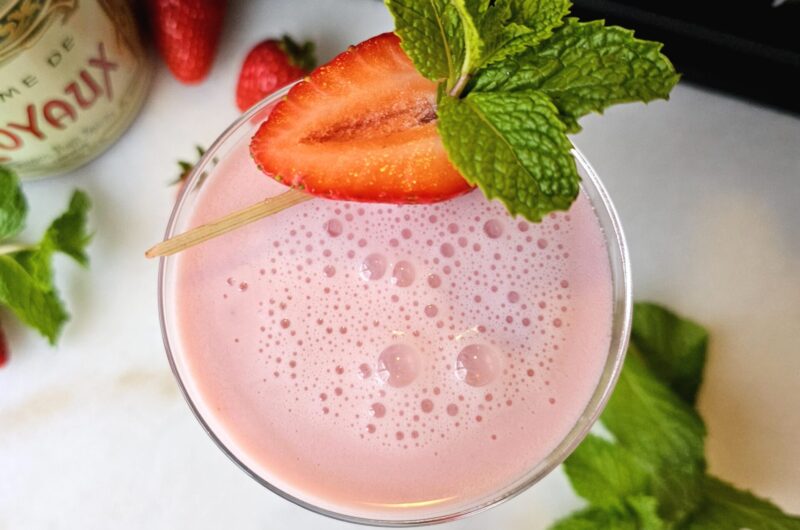 Charming 5 Ingredient Pink Squirrel Cocktail