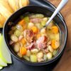 A bowl of this Easy 1-Day Ham Bone Soup