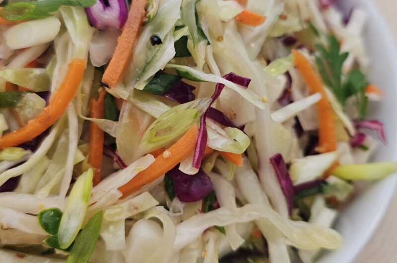 Easy Cider Vinegar Coleslaw in 1 Hour