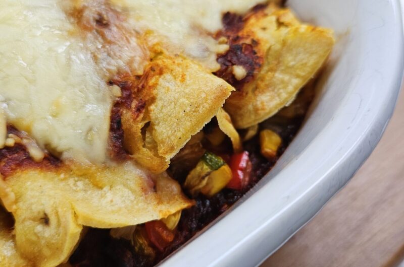 Delicious Vegetarian Enchiladas in 1 Hour
