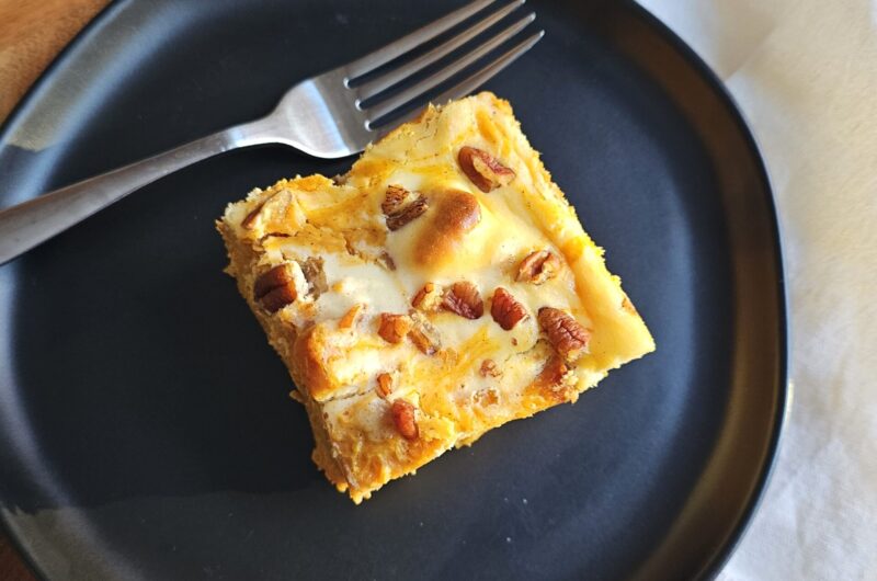 Easy as 1-2-3 Pumpkin Cheesecake Bread Pudding