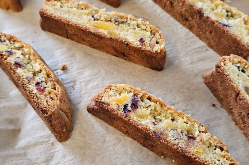 Simple and Delicious Cranberry Apricot Biscotti