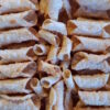A large tray of Authentic Sicilian Cannoli Shells.