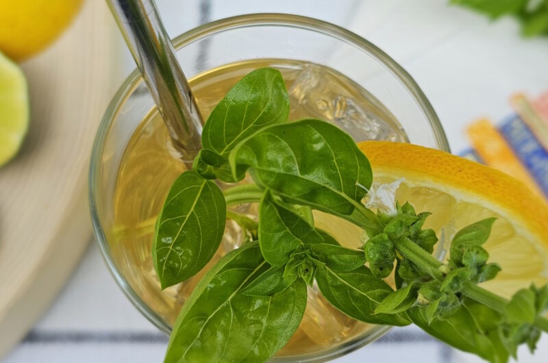Easy 3 Ingredient Basil Tea